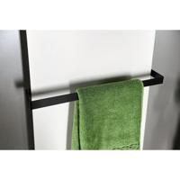 Handdoekhouder voor Radiator Sapho Tabella 39x5x8 cm Mat Zwart - thumbnail