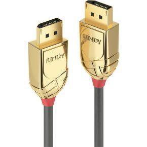 LINDY 36297 DisplayPort-kabel DisplayPort Aansluitkabel DisplayPort-stekker, DisplayPort-stekker 15.00 m Goud