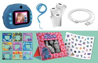 Instant Camera - HI TECH - PRINT CAM - STITCH - Dubbele lens, effecten en frames, direct printen