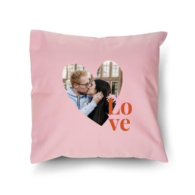 Kussensloop bedrukken - Roze - 40 x 40 cm