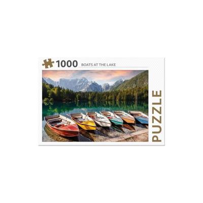 Rebo Productions legpuzzel Boats at the Lake 1000 stukjes