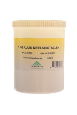 Jacob Hooy Aluin meelkristal pot 1 Kilogram Jacob Hooy Aluin meelkristal pot 1 Kilogram