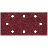 Wolfcraft 1998000 Oscillerend schuurpapierset Met klittenband, Geperforeerd Korrelgrootte (num) 60, 120, 240 (l x b) 180 mm x 93 mm 10 stuk(s) - thumbnail