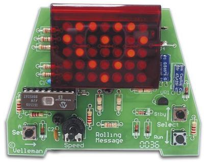 Soldeerkit: Mini-lichtkrant