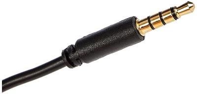 goobay Hoofdtelefoon en audio AUX verlengkabel, 4-pin 3.5mm slim