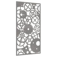 VidaXL Wanddecoratie tuin tandwielontwerp 105x55 cm cortenstaal - thumbnail
