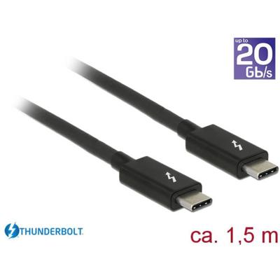 DeLOCK Thunderbolt 3 USB-C cable passive, 1,5m 5 A kabel DeLOCK Thunderbolt 3 USB-C cable passive, 1,5m 5 A kabel