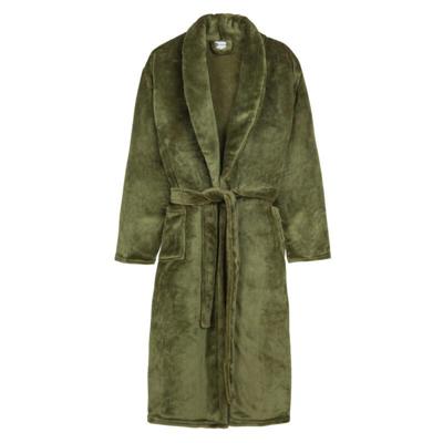 Good Morning Badjas, Groen - (XL/XXL) - Polyvelvet