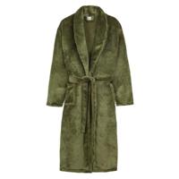 Good Morning Badjas, Groen - (XL/XXL) - Polyvelvet - thumbnail