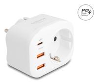 USB C + A stopcontact - thumbnail