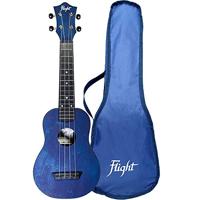Flight Travel Series TUS35 Dark Blue sopraan ukelele met gigbag - thumbnail