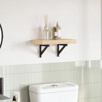 Tafelblad rechthoekig 40x20x4 cm massief acaciahout - thumbnail