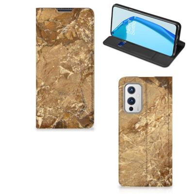 OnePlus 9 | Standcase | Marmer Creme