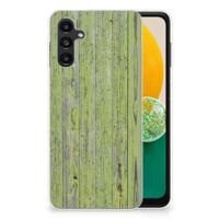 Samsung Galaxy A13 | A04s | Bumper Hoesje | Green Wood - thumbnail
