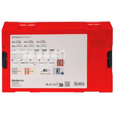 Fischer 532891 FIXtainer Assortimentsdoos pluggen 210 onderdelen