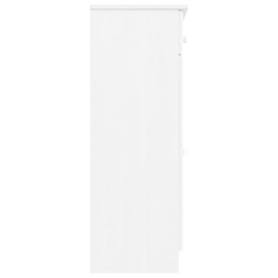 Schoenenkast ALTA 77x35x96 cm massief grenenhout wit Schoenenkast ALTA 77x35x96 cm massief grenenhout wit