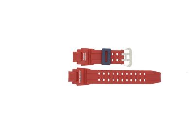 Horlogeband Casio GA-1100-2A / 10493627 Kunststof/Plastic Rood 16mm Horlogeband Casio GA-1100-2A / 10493627 Kunststof/Plastic Rood 16mm