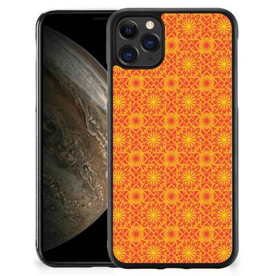 Apple iPhone 11 Pro Bumper Case Batik Oranje Apple iPhone 11 Pro Bumper Case Batik Oranje