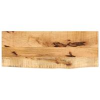 Tafelblad met natuurlijke rand 90x40x3,8 cm massief mangohout - thumbnail