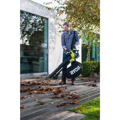 2-in-1 blazer vacuümmulcher - RYOBI - Borstelloos - 201 km/u - 6 m³/min - thumbnail