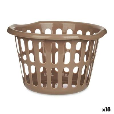 Mand Kipit Taupe Polypropyleen 27 L (18 Stuks)