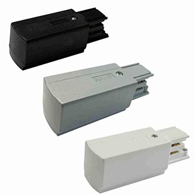 Nordic Aansluitstuk tbv. rail zwart rechts 3-fa 5050021