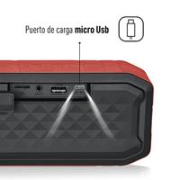 Draagbaar luidsprekersysteem ELBE ALTR15TWS 5W Rood Bluetooth luidspreker - thumbnail