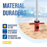 Parasolanker Rood (32 cm) - thumbnail