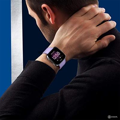 Fitbit Versa 1 / 2 & Lite siliconen bandje - Maat: Large - Lila