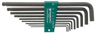 Stahlwille inbussleutelset lang+kogelkop