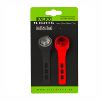 Falkx led verlichting set rond. incl batterijen (hangverpakking) - thumbnail