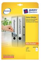 Rugetiket Avery Zweckform breed 61x192mm zelfklevend wit 100 vel - thumbnail