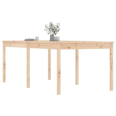 Tuintafel 203,5x100x76 cm massief grenenhout