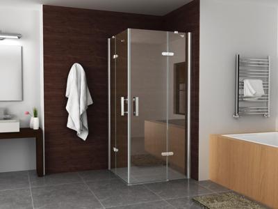 Douchecabine Wiesbaden hoek instap 2 deuren 90x90cm 8mm NANO coating Douchecabine Wiesbaden hoek instap 2 deuren 90x90cm 8mm NANO coating