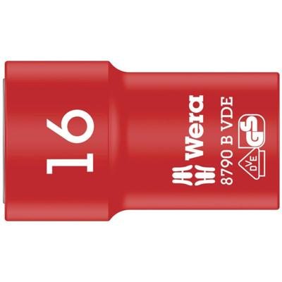 Wera 8790 B Zyklop VDE doppen, geïsoleerd, voorzien van 3/8" aandrijving, 16.0 x 46.0 mm - 1 stuk(s) - 05004960001