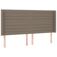 Boxspring met matras en LED stof taupe 180x200 cm - thumbnail