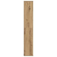 Kamerscherm/boekenkast 100x24x140 cm bewerkt hout eikenkleurig - thumbnail