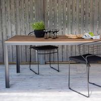 Nohr Tuintafel 'Erikka' 205 x 90cm, kleur Zwart - thumbnail