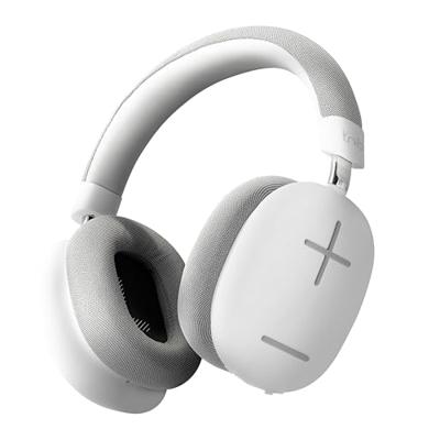 T'NB Bounce Draadloze over-ear hoofdtelefoon, comfortabel en betoverend, met bluetooth-verbinding, stereogeluid met geïntegreerde microfoon, batterijduur tot 50 uur, wit