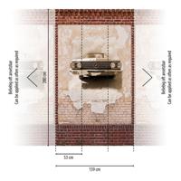 Livingwalls The Wall II - Bruin - Stenen Muur - 392431 - thumbnail