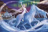 Clementoni legpuzzel super color glowing lights - frozen ii, 104st. - thumbnail