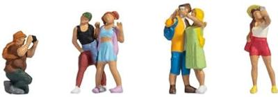 NOCH 45473 TT Toeristen figuren Geverfd, Staand