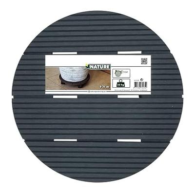 Nature plantentrolley rond ø30 cm antracietkleurig