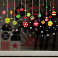 Venster glazen deur verwisselbare kerst Festival muur sticker Decoretion (6258) - thumbnail