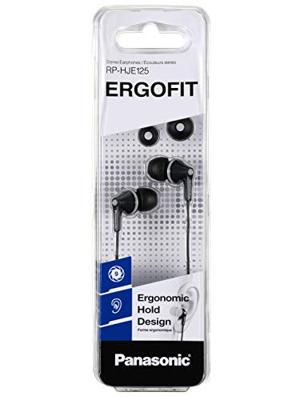 Oordopjes Panasonic RP-HJE125E-K in-ear Zwart