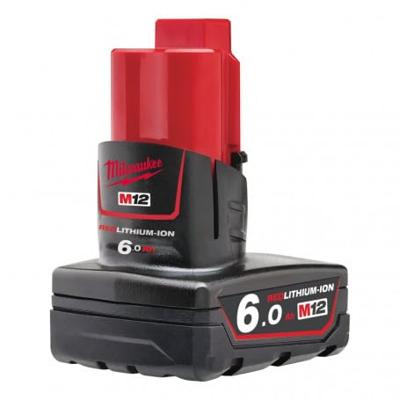 Milwaukee M12 NRG-602 Accu Starterset 12V 2x 6.0Ah Accu en Lader - 4933451903
