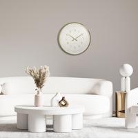 Wandklok 77cm-Zwart/Wit-Kunststof-NeXtime 'Galaxy Large' - thumbnail