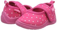 Playshoes pantoffels Stippen Fuchsia Wit-30-31 - thumbnail