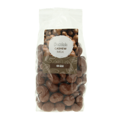 MijnNatuurwinkel Chocolade cashew noten melk 400 Gram