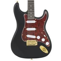 VidaXL Gitaar voor beginners elektrisch met tas 4/4 39" zwart en goud - thumbnail